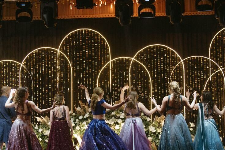 Luxury Sangeet celebrations in India, Wedding music and dance events, Celebrity performers, bespoke décor, stage setups, - Destination weddings in Jaipur, Udaipur, Delhi, Mumbai.
